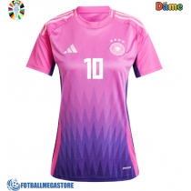 Fotballdrakt Dame Tyskland Jamal Musiala #10 Bortedrakt EM 2024 Kortermet